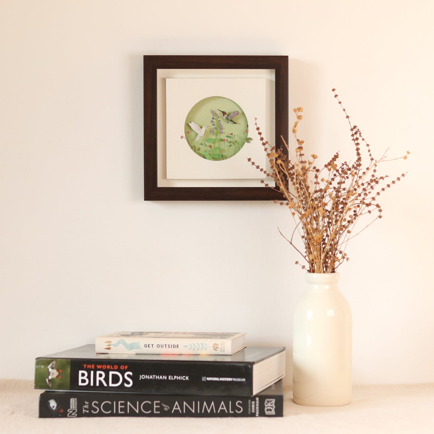 Ruby throated hummingbird