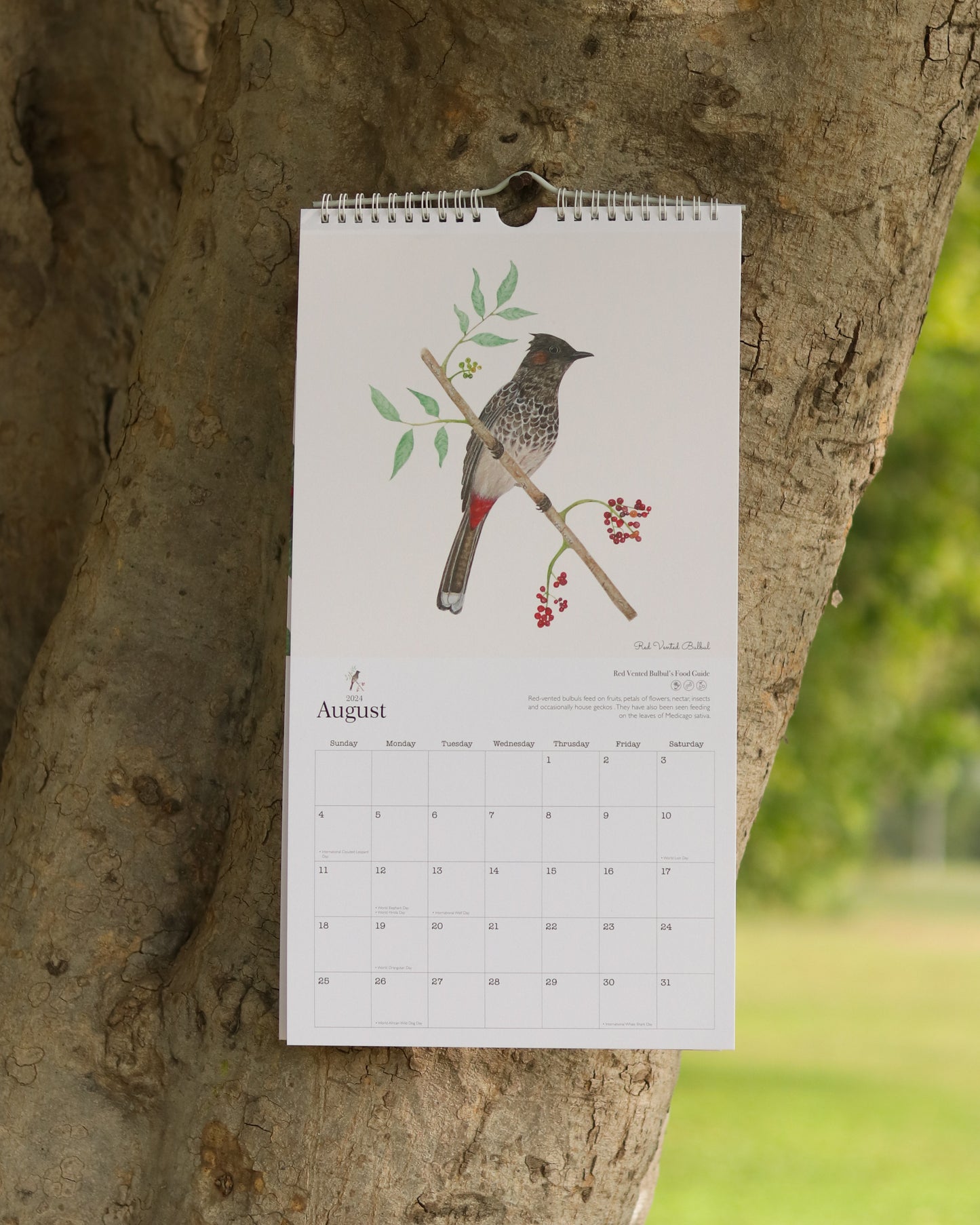Bird Calendar by Venus Bird